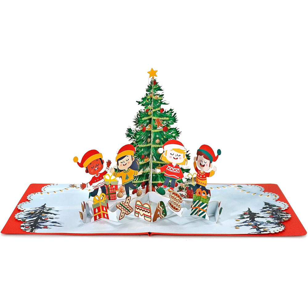 3D Pop-Up Christmas Greeting Card for Friends