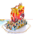 50th Anniversary Birthday 3D Pop Up Greeting Card