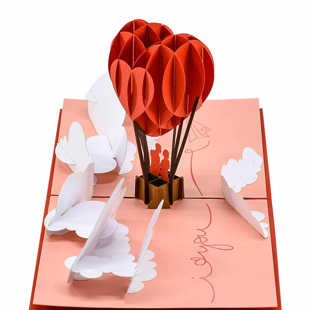 Air Balloon of Love Pop Up Card