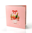 Basket Champagne Romantic Love 3D Popup Cards for Valentine Day