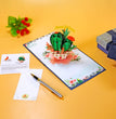 Cactus Birthday 3D Pop Up Card for Birthday Greeting Card