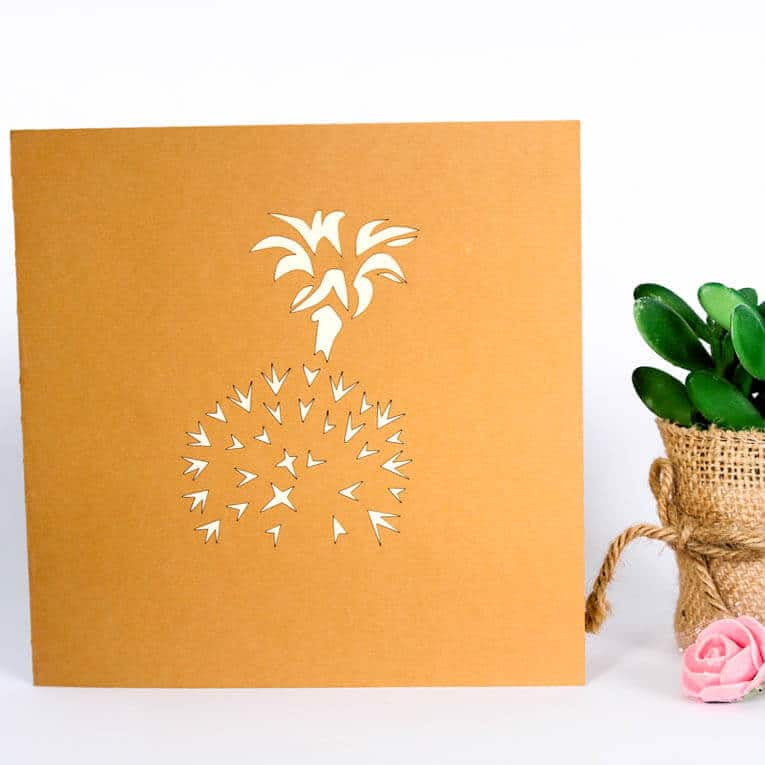 Cactus Flower Pop Up Card