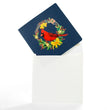 Cardinal Bird Christmas 3D popup card