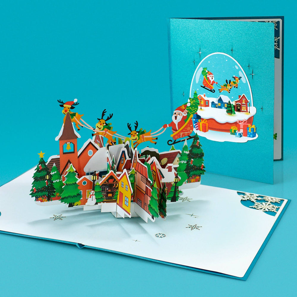 Christmas Scene 3D Pop-up Card