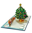 Christmas Tree 3D Pop Up Greeting Card For Family