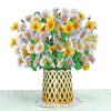 Daisy paper craft Flower - 3D pop up can take out able
