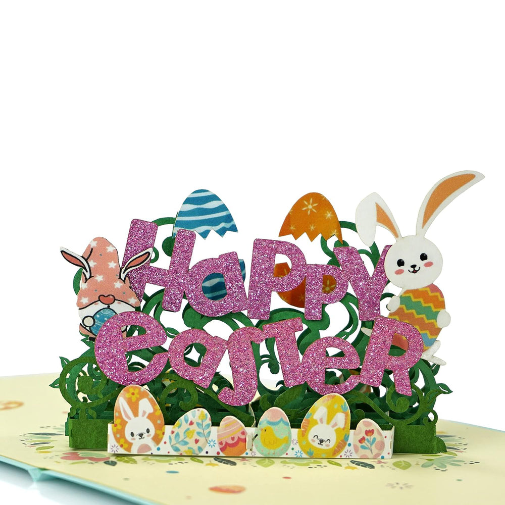 Easter Card Pop Up, 3D Greeting Card (Happy Easter)