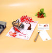 Happy Anniversary 3D Cut Pop Up Card for Wedding - Valentine