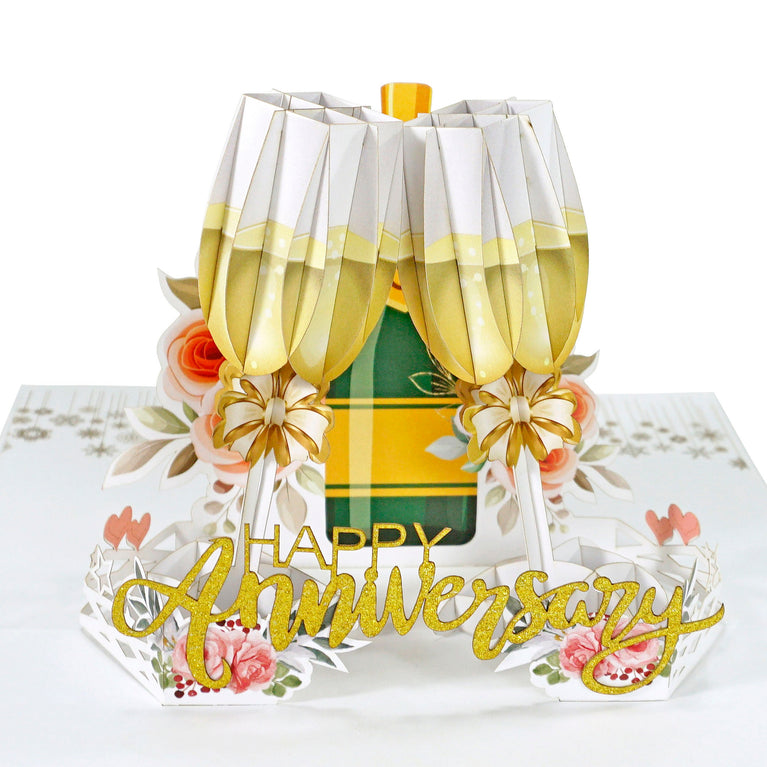 Happy Anniversary 3D Popup Greeting Card