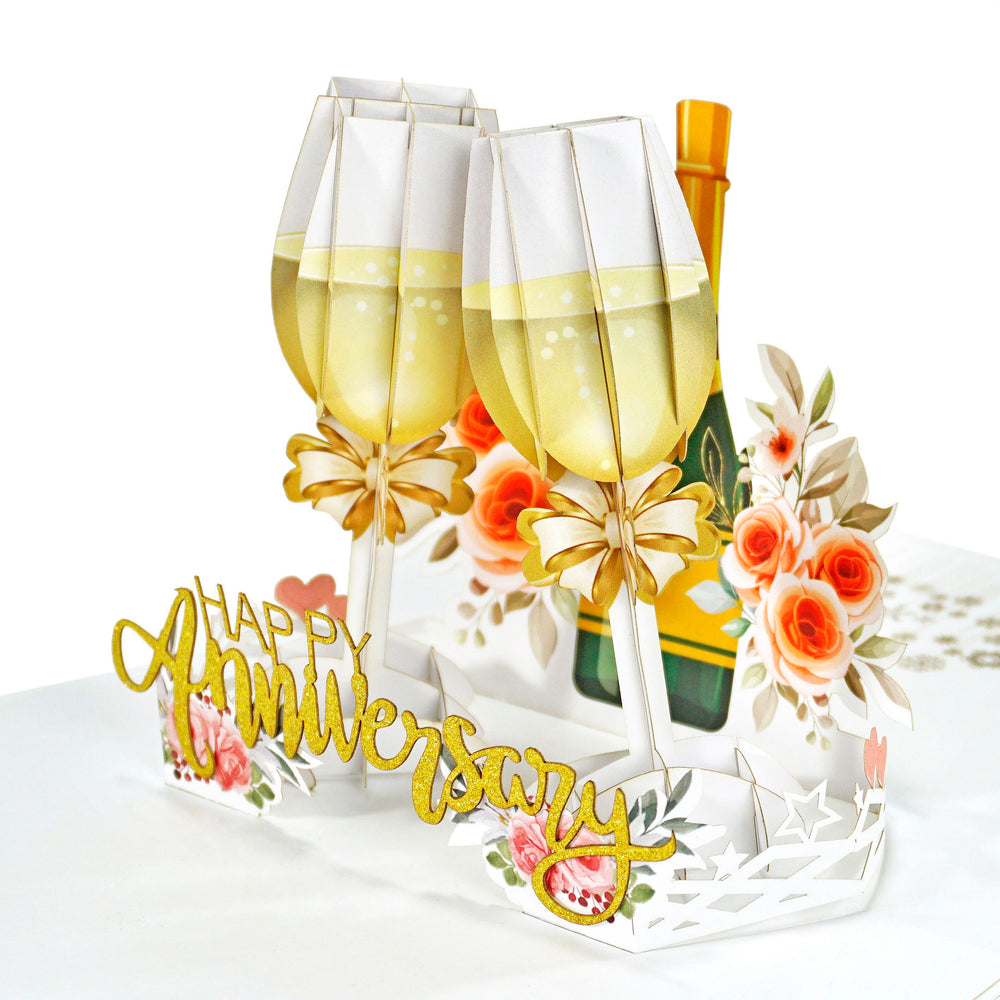 Happy Anniversary 3D Popup Greeting Card