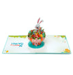 Happy Easter with Funny Bunny 3D Popup Greeting Card