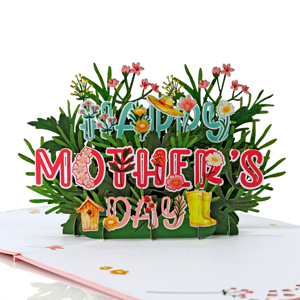 Happy Mother's day with Flower 3D Greeting Popup Card