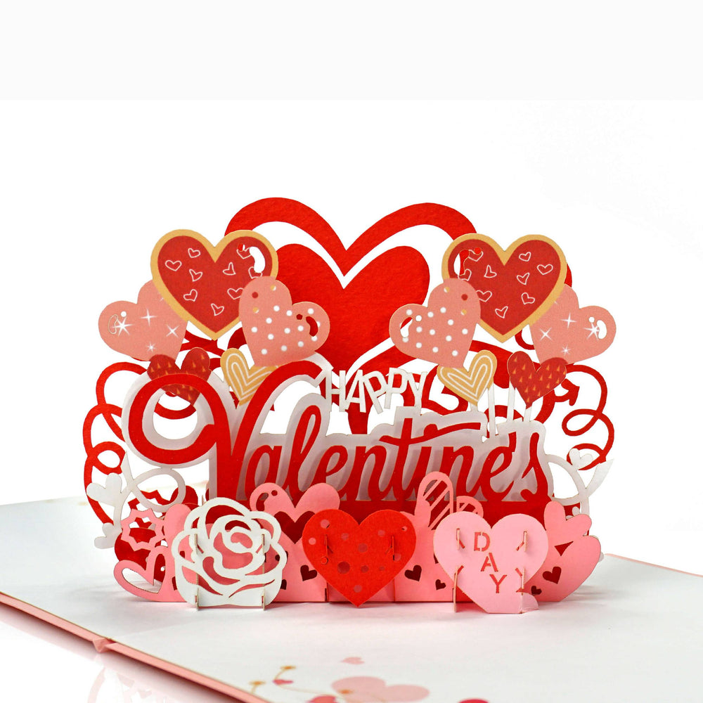 Happy Valentine's Day 3D Popup Card