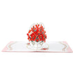 Happy Valentine's Day with a Romantic Rose 3D popup card