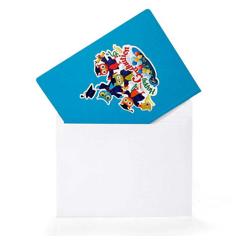 New Design Graduation 3D Popup Greeting Card for Pupils