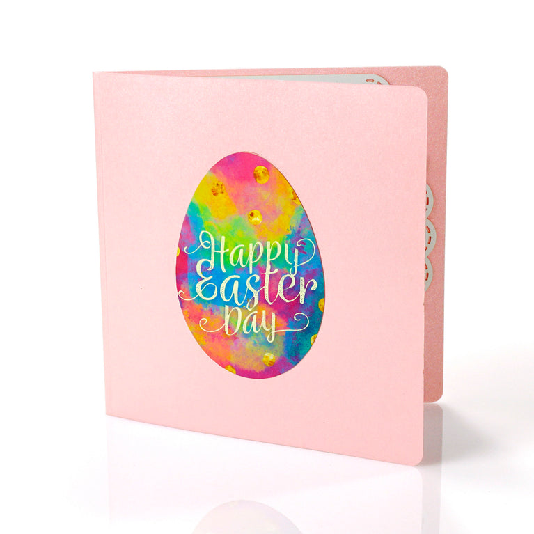 New Happy Easter with Funny Bunny 3D Popup Greeting Card