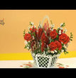 Rose bouquet 3D pop-up model -The Perfect Gift for Mother's Day