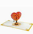 Squirrel Couple Heart Tree Pop Up Card