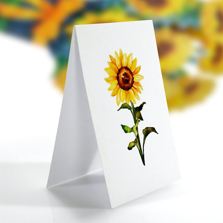 Sun Flower Paper 3D Pop-up Card Large size (10 x 12 inch)