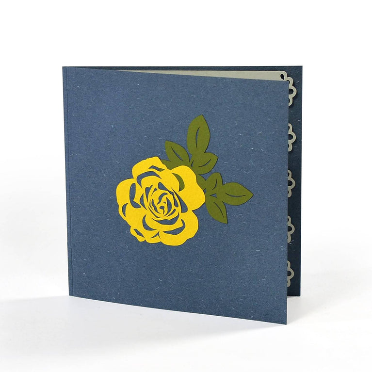Yellow Roses 3D Pop Up Card