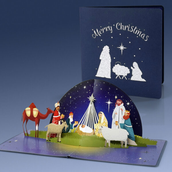 3D-Pop-up-Christmas-Greeting-Card-Nativity-Scene-07