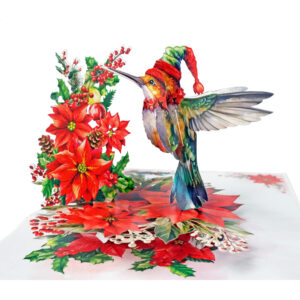 3D-Popup-Card-Christmas-Hummingbird-And-Poinsettia-01