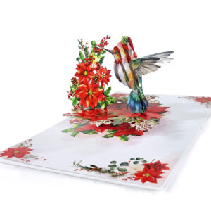 3D-Popup-Card-Christmas-Hummingbird-And-Poinsettia-04