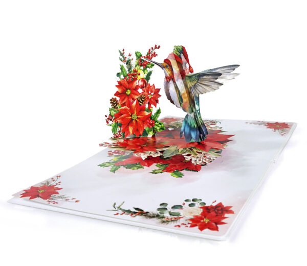 3D-Popup-Card-Christmas-Hummingbird-And-Poinsettia-04