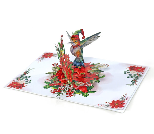 3D-Popup-Card-Christmas-Hummingbird-And-Poinsettia-06