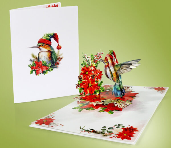 3D-Popup-Card-Christmas-Hummingbird-And-Poinsettia-07