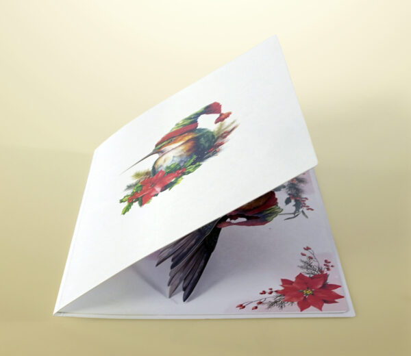 3D-Popup-Card-Christmas-Hummingbird-And-Poinsettia-09