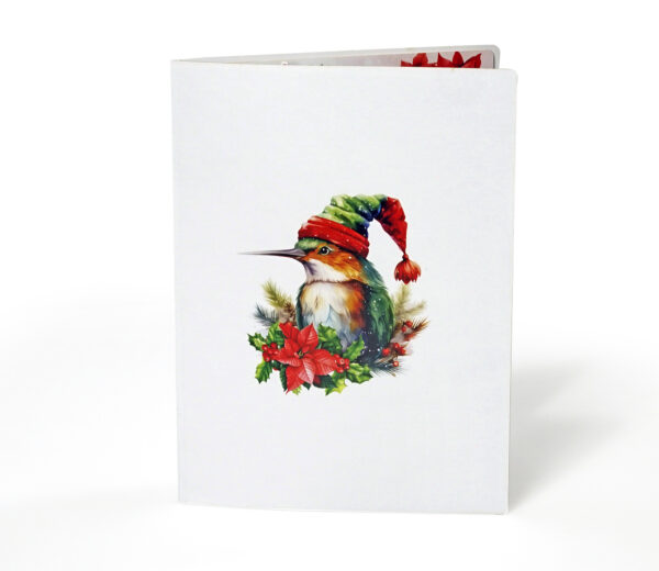 3D-Popup-Card-Christmas-Hummingbird-And-Poinsettia-10