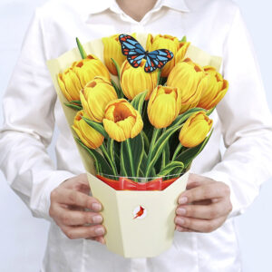 3D-Popup-yellow-tulip-bouquet-paper-02