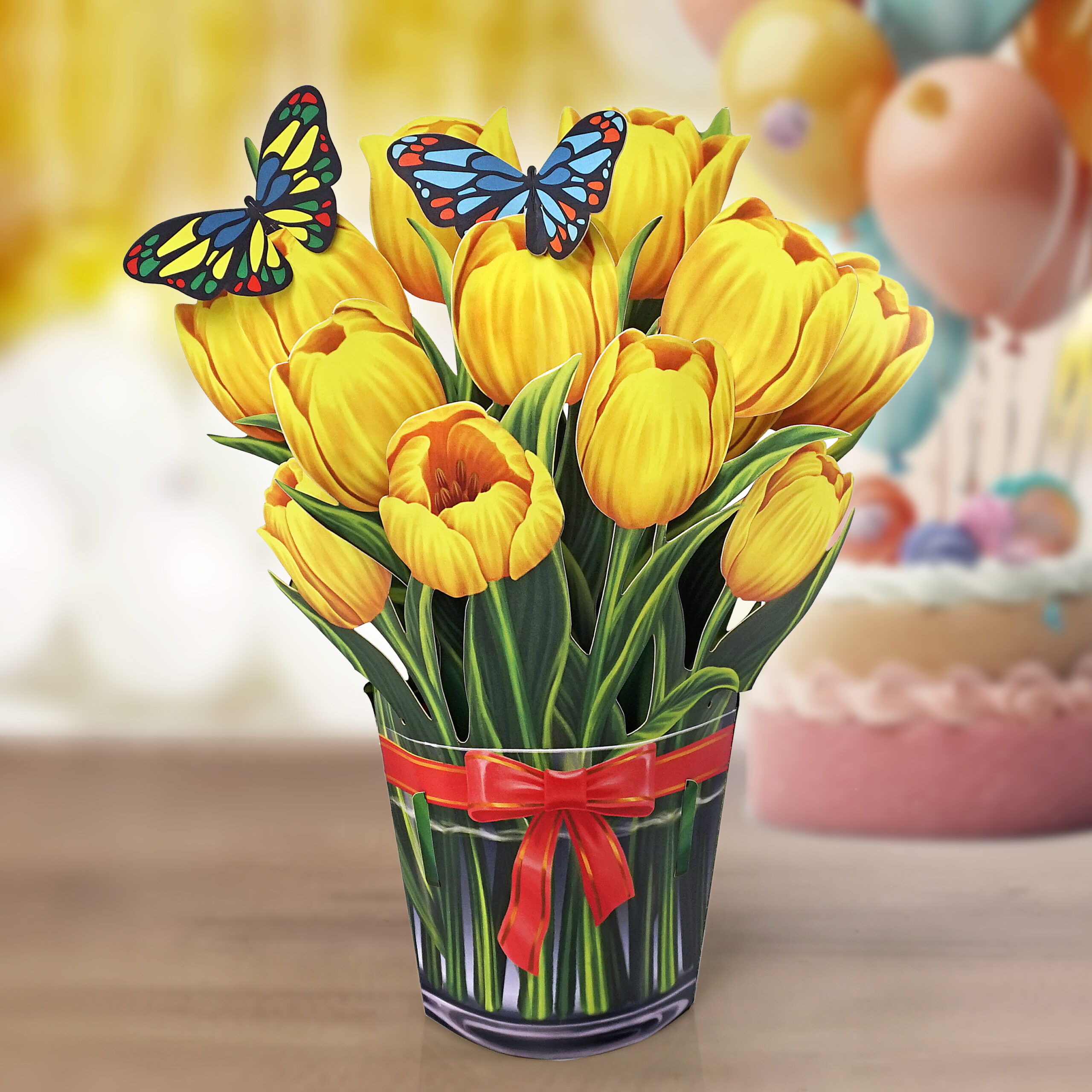 3D-Popup-yellow-tulip-bouquet-paper-04