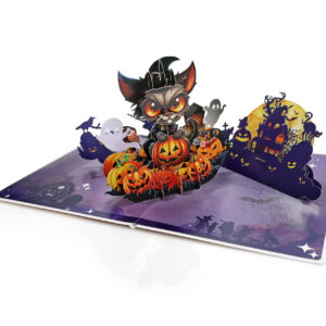 Black-Cat-greeting-3D-popup card-to-happy-halloween-V1-04