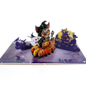 Black-Cat-greeting-3D-popup card-to-happy-halloween-V1-05