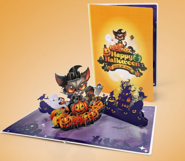 Black-Cat-greeting-3D-popup card-to-happy-halloween-V1-07