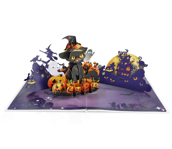 Black-Cat-greeting-3D-popup card-to-happy-halloween-V2-05