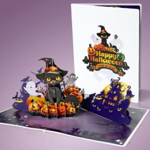 Black-Cat-greeting-3D-popup card-to-happy-halloween-V2-07