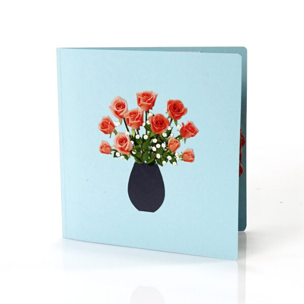 Black-vase-3D-Popup-Red-Roses-Greting-Card-10