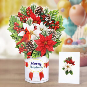 Bouquet-Poinsettia-Flower-3D-Greeting-Pop-up-Card-02