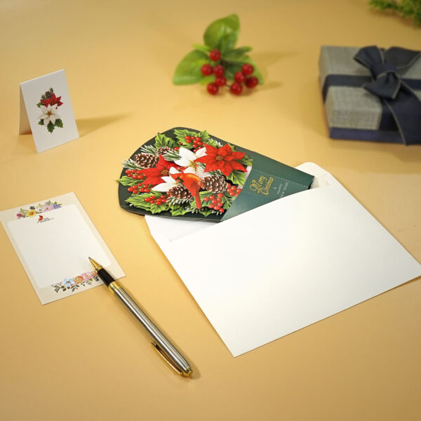 Bouquet-Poinsettia-Flower-3D-Greeting-Pop-up-Card-07