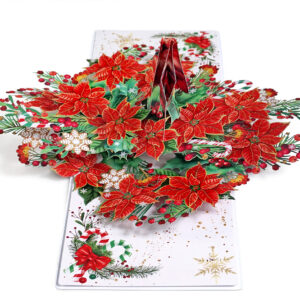 Cardinal-Bird-With-Poinsettia-3D-Greeting-Card-02