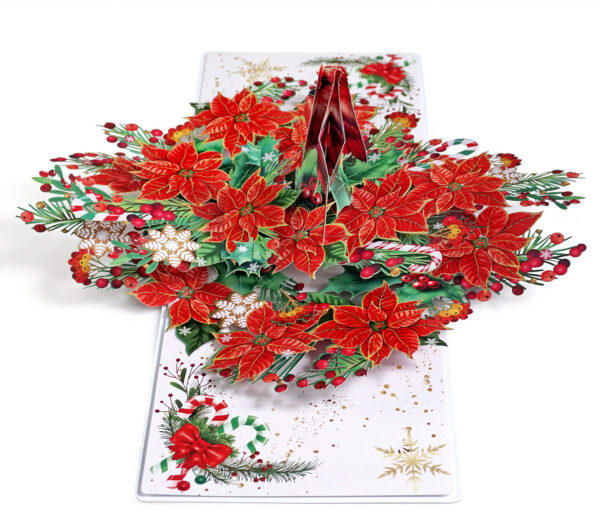 Cardinal-Bird-With-Poinsettia-3D-Greeting-Card-02