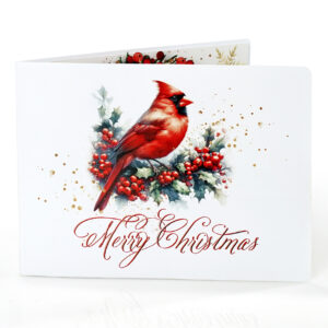 Cardinal-Bird-With-Poinsettia-3D-Greeting-Card-11