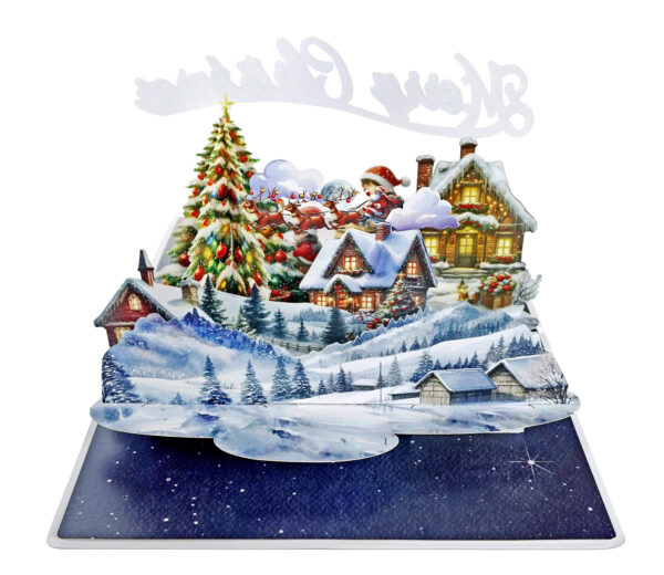 Children-Xmas-Christmas-Santa-Claus-3D-Popup-Card-03