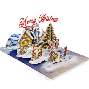 Children-Xmas-Christmas-Santa-Claus-3D-Popup-Card-04