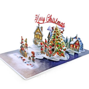 Children-Xmas-Christmas-Santa-Claus-3D-Popup-Card-05