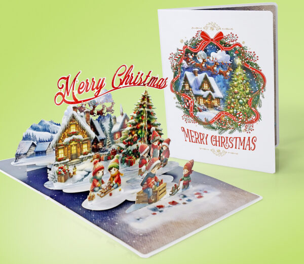 Children-Xmas-Christmas-Santa-Claus-3D-Popup-Card-07