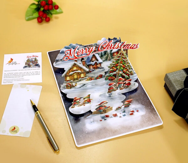 Children-Xmas-Christmas-Santa-Claus-3D-Popup-Card-08